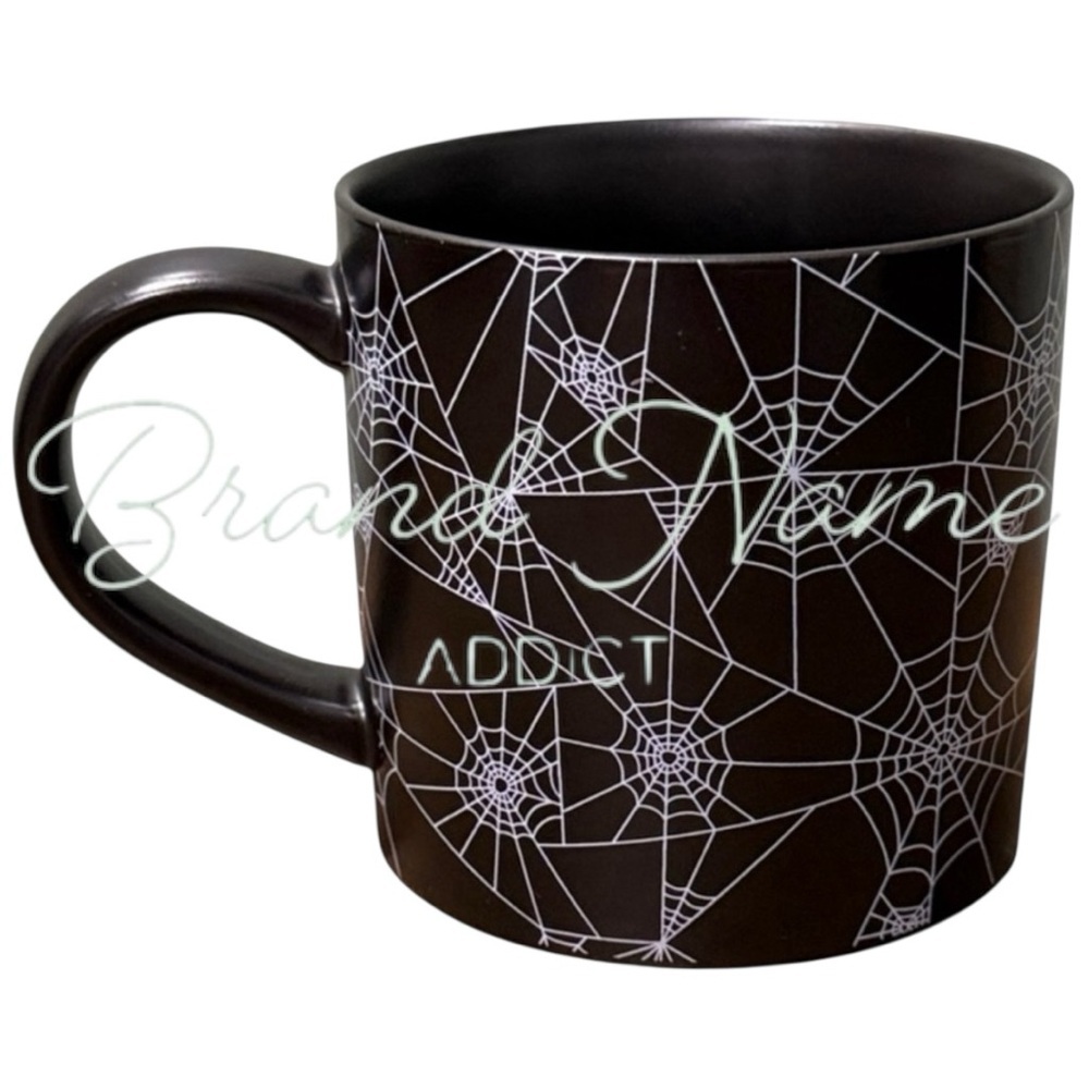Stoneware Black Spiderweb Mug - Picture 3 of 6